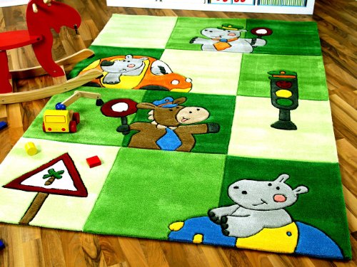 Lifestyle Kinderteppich Ampel Grün in 3 Größen !!! Sofort Lieferbar !!!