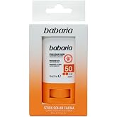 Babaria Facial Solar Stick SPF50+ Children and Adults 20g &ndash; Transparent, with Shea Butter | Facial Sunscreen 50 Aloe Vera Sen
