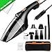Produktbild AURUZA Handstaubsauger Auto Staubsauger mit LED Licht DC 12V 106W 4.0KPa Nass & Trocken Autosauger 14.8FT (4.5M) Netzkabel mit Edelstahl-Filter Tragbares Paket für Motorrad, Wohnwagen, LKW und mehr