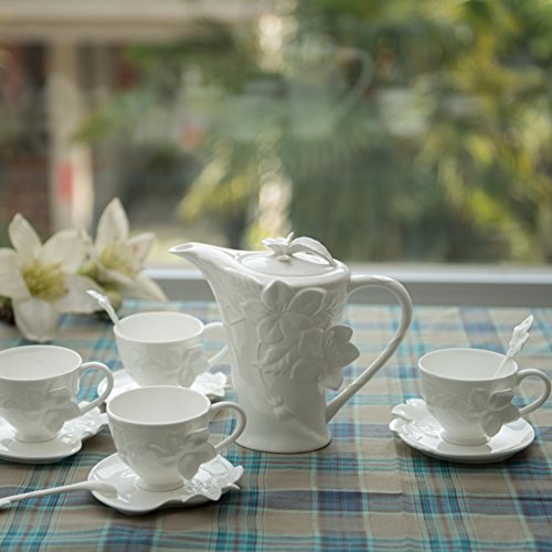 spécifications céramique Style européen Moka Blanc café pot-A