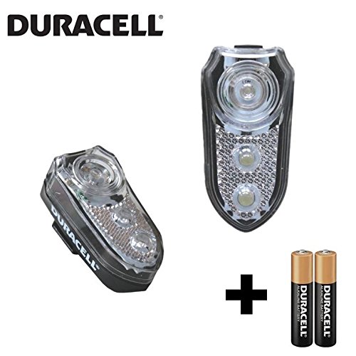 Preisvergleich Produktbild DURACELL 3 LED Fahrrad Frontlicht Fahrradlicht Fahrradlampe Fahrradbeleuchtung Frontleuchte