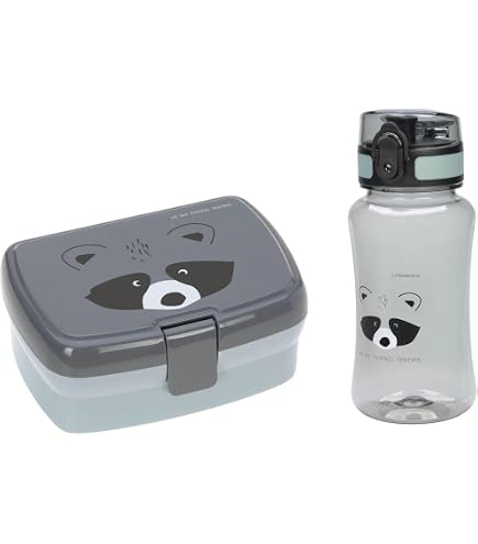 Set Sac Lunch Box Licorne Avec Gourde - Sac Isotherme Enfant Portable Pour École Et Goûter