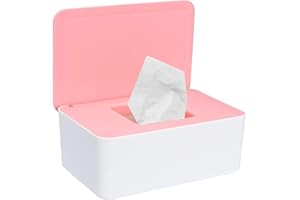 SHENGRUILI Boîte de Mouchoirs Humides,Boite Lingette avec Couvercle,Distributeur de Lingettes Humides,Boîte de Mouchoirs Humides avec Couvercle,pour Bureau,La Chambre à Coucher,La Cuisine