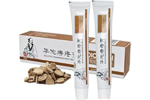 CFYYFC 2 Pieces Hemorrhoid Ointment Herbal Chinese Herbal Hemorrhoid Cream, Hemorrhoid Ointment and Suppositories, Natural Herbal Ointment for Relief Inside and Exterior