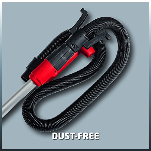 Einhell Trockenbauschleifer TC-DW 225 (600 W, Ø 225 mm, Drehzahlregelung, teleskopierbar, Absaugadapter, 6x Klett-Schleifscheiben 2xP60 2xP80 2x P120, Koffer) - 9