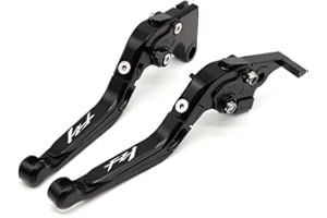 YANG HUA Leve per freno e frizione in alluminio, lavorate a macchina a controllo numerico, allungabili e pieghevoli, per Yamaha FZ1 FAZER, 2006-2013