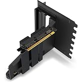 NZXT Dikey GPU Montaj Kiti - AB-RH175-B1-175 mm PCIe 4.0x16 Y&uuml;kseltici Kablosu - GPU Tutucu - Sağlam &Ccedil;elik Tutucu - Sadece H5