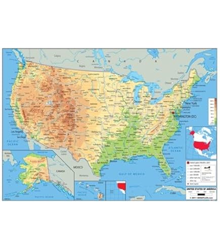 Poster USA Maxi - 61x91.5cm - GB Eye - Déco Murale Vibrante