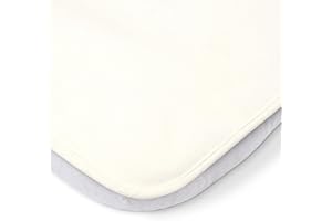 Tutti Bambini 100% Matratzenschoner Babybett mit Nässeschutz - Baby Matratzenschoner aus 100% Baumwolle - Weich & Atmungsaktiv, Waschmaschinenfest (81 x 51 cm)