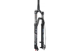 NANLIO Mate Bicycle Suspension Forks - 26/27.5/29 Inch Oil and Air Fork - Rebound Adjustment - Mountain Bike Fork with 120mm Travel