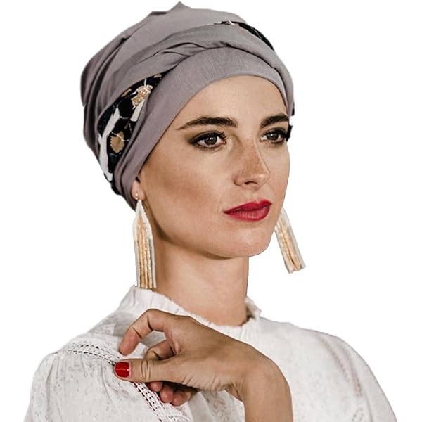 Bonnet à Plis Pour Chimiothérapie Et Pelade En Coton Biologique - Blanc