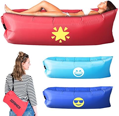 Inflatable Lounger, Sofa with Carry Bag | Durable, Comfortable, Portable & Waterproof | Perfect for Outdoor, Camping, Hiking, Festival, Pool & Beach