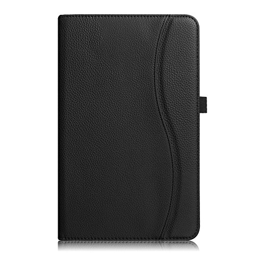 Fintie Samsung Galaxy Tab A 10.1 Hülle – [Eckenschutz] Multi-Winkel Betrachtung Folio Stand Schutzhülle Cover Case Tasche mit Dokumentschlitze, Standfunktion, Auto Wake / Sleep für Samsung Galaxy Tab A 10,1 Zoll T580N / T585N Tablet (2016 Version), Schwarz - 9