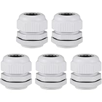 Lot De 10 Presse-étoupe M18x1.5 Nylon - Pour Câbles 5-10mm, étanchéité IP68, Avec Contre-écrou Et Rondelle