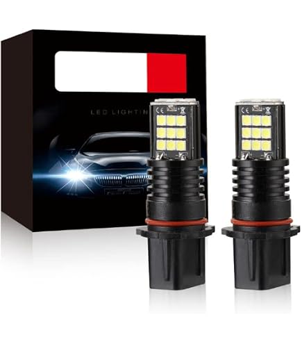 2 pièces P13W Led PSX26W SP13W 6000K 12V lumière blanche de voiture antibrouillard conduite DRL lampe de jour, ampoule Auto p13w