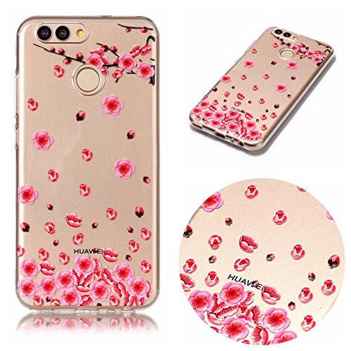 TOCASO Huawei Nova 2 Handyhülle Silikon Transparent, Huawei Nova 2 Handyhülle Transparent, Schutzhülle Huawei Nova 2 Silikon hülle Schutzhülle für Huawei Nova 2 Case Transparent+-Aoxue Han MEI