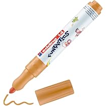 Edding 14 FUNTASTICS Malstifte Für Kinder – Rundspitze 3 Mm, Abwaschbar Von Haut & Textilien, Gelb