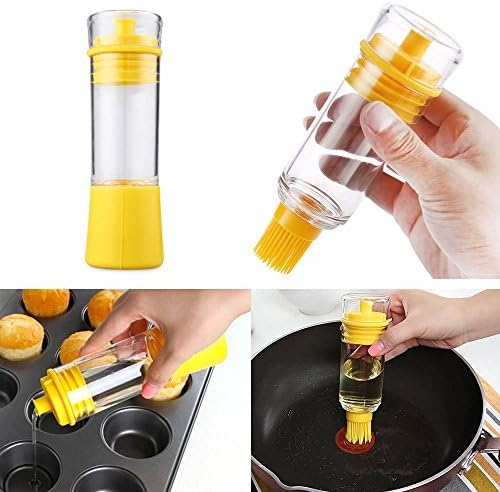 Ordel Brush Bottle Set Silicone Cooking Baking Basting BBQ Pancake Kitchen Tool