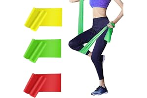 HAIBEI Resistance Bands Elastic Exercise Bands 3 Pack Physical Therapy Tension Band Recovery Band Workout Strength Training Bands for Women, Yoga, Arms,Upper Body and Shoulders