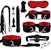 Produktbild Sayla Sexy Spielzeug für Damen Stecker Anal Vibrator Handschellen Maske Vibrierende Nippelklemmen SM Sex Toys Set 11 STÜCKE