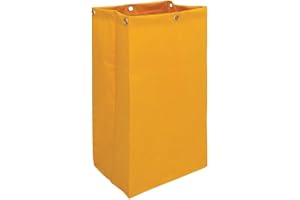 Jantex gd749 bolsa de repuesto para carro de limpieza, color amarillo