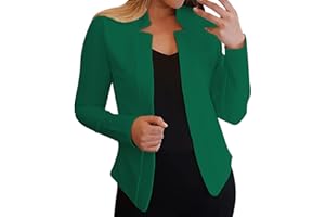 HANXIULIN - Elegante traje de negocios para mujer, de dos piezas, de cuadros, corte ajustado, con blazer, suave y agradable al tacto, uso diario