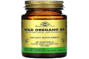 SOLGAR. Solgar Wild Oregano Oil, 60 Weichkapseln - Natürliches Antioxidans und Immunsystem Unterstützung