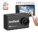 Produktbild OnReal Sport Kamera 4K 16MP Wasserdichte Wifi Sport Cam mit 2,45"Touchscreen 170 Grad Weitwinkel Unterstützt Burst Mode Zeitraffer GYRO Anti Shake Sport Action Kamera