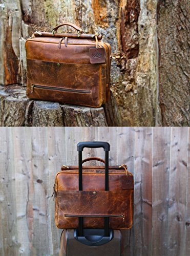 Aktentasche Mann Leder Laptoptasche Briefcase Schultertasche Arbeitstasche Bag Business Tasche Man