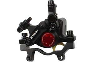 Lixada Disco Hidráulico de Tracción de Línea, Freno de Disco de Bicicleta, Juego de Frenos de Disco Hidráulico de Aleación de Aluminio Delantero Trasero