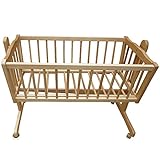 Babywiege Kinderbett Babybett Stubenwagen Beistellbett + 9 tlg. Zubehör - 9