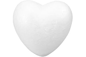 TODDMOMY Cuori di Schiuma Palline di Palline di Schiuma Artigianale per Fai da Te Modellismo Artigianale Decorazioni di Nozze 15 Cm