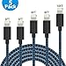 Produktbild WUXIAN Phone Kabel, 5Pack [3/3/6/6/10 FT] Nylon Phone Kabel [MFi Zertifiziert] für iPhone 8/8 Plus 7/7 Plus 6S / 6S Plus 6/6 Plus 5S 5C 5, Pad Air/Air 2, Pad Mini 2/3/4