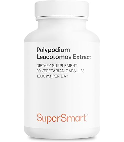 Complément Alimentaire Polypodium Leucotomos 2400mg - 200 Capsules Végétariennes, Non OGM, Neuf, Marque NusaPure