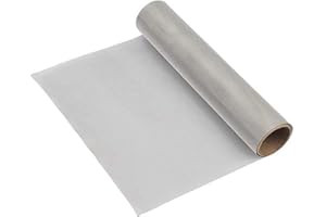 MMLFX 1pc Stainless Steel Filter 10-80 100 120 200 300 400 Mesh Micron Filtration Screen Sheet 50 x 100 cm Sieve Filter Food Filter (Color : 300 Mesh Hole 49um)