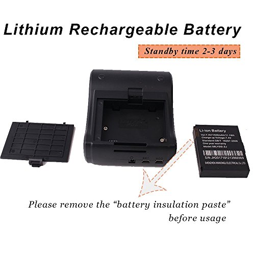 Port  til t  rmica recibo Impresora Bluetooth MUNBYN 58 mm Impresora para Android iPhone iPad y bater  a Recargable ESC POS