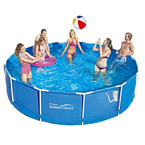 Summer Waves Frame Pool 366x91cm Rahmen Swimming Pool Familien Schwimmbad mit Filterpumpe - 2
