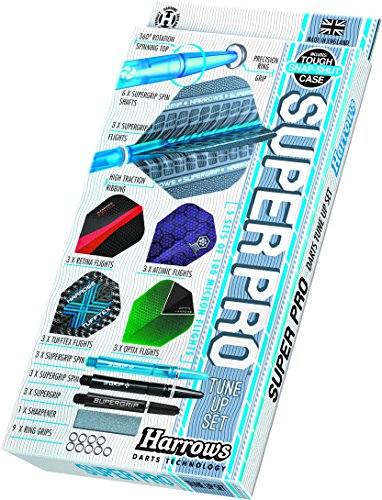 Harrows ND Sports Unisex Fitness Super Pro Tune Up Set, weiß-grau-blau-schwarz, Einheitsgröße