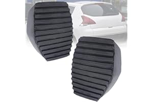 XNASU Plaquettes Pédale d'embrayage Frein pour Peugeot 3008 T8 2009-2016, 2 Pièces Voiture Caoutchouc Pédales Couvercle 213026