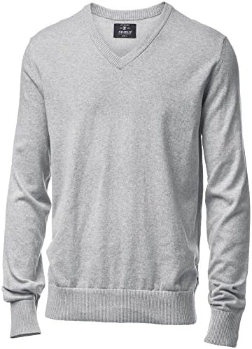 braveyouclothing Men's Nimbus Cambridge Knit Sweater Jumper (XX-Large, Grey)