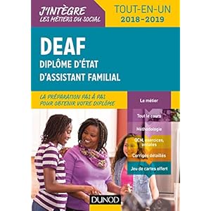 DEAF - Tout-en-un 2018-2019 - Diplôme d'État d'assistant familial