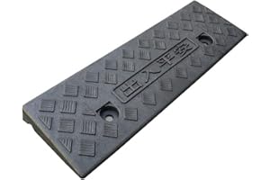 AMSXNOO Rampe de Chargement, Rampes Plastique de Bordure Antidérapantes Portable Rampes de Seuil Légère pour Voiture Scooter Caravane Fauteuil Roulant Accès Handicapé Trottoir Vélo Moto