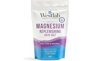Westlab Magnesium Flakes 1kg - Support Symptoms of Magnesium Deficiency. Soothe & Support Muscle Tension, Headaches, Insomnia, Fatigue & Cramps. Sports Injury Prevention and Rehabilitation.