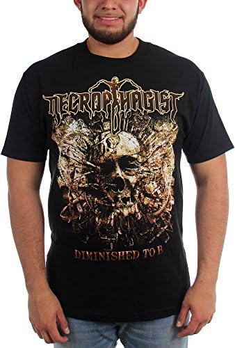 Necrophagist - Mens Diminished To B T-Shirt, Large, Black