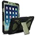Produktbild iPad Air Fall, eastcoo Military Extreme Das weiche Dual-Layer Rugged Hard PC stoßfest Schutzhülle mit Standfuß integrierter Displayschutzfolie kid-proof Heavy Duty Case 24,6 cm iPad 5 Cover für Kinder