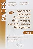 Approche Physique du Transport de la Matière dans les Milieux Biologiques