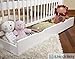 NEW WHITE WOOD COT BED/ JUNIOR BED ROLLAWAY STORAGE UNDER DRAWER