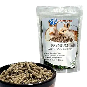 Jainsons Pet Products Premium Rabbit Food Pellets Highly Nutritious Diet Suitable for All Type Rabbit (900 Gram Pack 1)