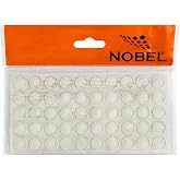Yapışkanlı Silikon Darbe &Ouml;nleyici &ndash; Şeffaf - Kapı & Dolap Stoperi, Ses Azaltıcı, Kaydırmaz Tampon 10 mm 50&rsquo;li Set