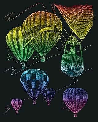 Royal and Langnickel Mini Rainbow Engraving Art - Balloon Ride